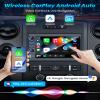 [4GB RAM +64GB ROM] Car Radio for Ford F150 2004-2008: 7'' Touch Screen Stereo with Wireless CarPlay & Android Auto Bluetooth 5GWiFi GPS FM RDS SWC Backup Camera view 3