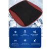 AYNEFY USB Cooling Seat Cushion, 8 High Speed Fans for Rapid Cooling, Skin Friendly Ice Silk Mesh, Universal USB Connector, Three Adjustable Fan Speeds, Machine Washable (Full Black) (Red Black) view 3