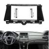 KITQLPG Car Radio Frame 9Inch Fascia Compatible with Accord 8TH 2008-2012 Android GPS MP5 Player Casing 2 Din Head Unit Dash Cover Panel Trim(Frame an Cord) view 2