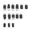 ACGTUY USB2.0 Adapter Male Female Converter Connector USB Changer Adapter for Computer Tablet PC Mobilephones(USB to Micro Male) view 2