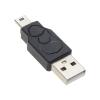 ACGTUY USB2.0 Adapter Male Female Converter Connector USB Changer Adapter for Computer Tablet PC Mobilephones(USB to Micro Male) view 4