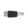 1/2PCS Ethernet to USB Adapter RJ45 Ethernet Male to USB Female Converter 10Mb/100Mbs Network Connector for Laptops Computers(2pcs) view 3