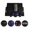 Aluminum Alloy Audio Power Amplifier Max 200W+200W 2CH HiFi Stereo AMP Speaker Amp Receiver view 4