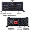 Pure Sine Wave Power Inverter 5000/6000/8000/10000/12000w Car Power Inverter Dc 12/24/48/60 to Ac 110v/220v Power Converter with Ac Sockets LCD Display-48Vto220V view 4