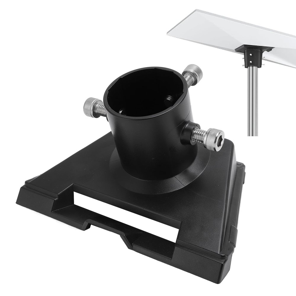 for Pipe Adapter, 360 Adjustable Angle for Gen 3 V3 Standard Dish Plate, for Pole Mount Fits 0.75-1in Pole, Suitable for TV Mast and Satellite Mast