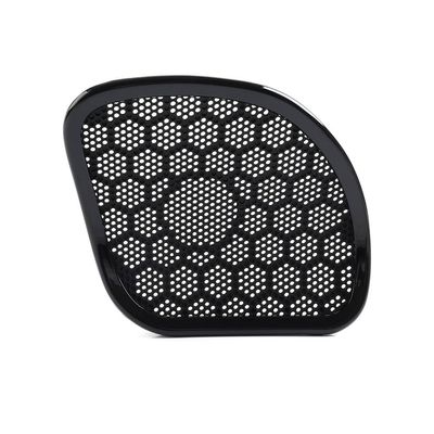 Cnsodo15 Motorbike Front Speaker Cover Mesh Grill Fairing Trim for Harley Road Glide FLTRX/Special FLTRXS 2015-2023 Ultra FLTRU 16-17 ABS Plastic + Rubber Black