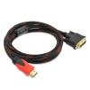 ACGTUY HDMI-Compatible to DVI 24+1 Braided Cable with DVI 24+5 1080P HD Video Connection Computer M>oni>tor TV Projector Converter(5M) view 4