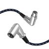 Right Angled 3-Pin XLR to XLR Audio Cable, 90-Degree XLR M-F Mic Balanced Cord for Microphone, Pro, DJ Extension Cable(XLR M-F,1m) view 4
