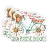 (3Pcs) Grow Positive Thoughts Stickers Motivational Quotes Stickers Decal Waterproof Vinyl Stickers Adult for Laptop Kindle Car Tumbler Water Bottle Mug Phone Notebook Size 3x2.4 view 1