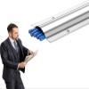 39'' Long Stainless Steel Cable RacewayCord Concealer System Cable Hider/Cable Cover Channel For Driveway Conference Room Home Floor - Hold 3-40 Wires, Wire Molding For Electrical Wiring(Holds 6 wire view 1