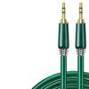 HiFi Silver Plated 3.5mm AUX Audio Cable Male to Male Cellphone Computer Dedicated Amplifier Car Headphone Cables(Emerald 3.5 TRRS,5m) view 1