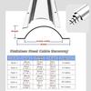 39'' Long Stainless Steel Cable RacewayCord Concealer System Cable Hider/Cable Cover Channel For Driveway Conference Room Home Floor - Hold 3-40 Wires, Wire Molding For Electrical Wiring(Holds 12 wir view 2