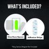 Alarm Magnet Riser Compatible with SimpliSafe | 1 Pack Glow in The Dark Set with 3M Adhesive - Easy Mount to Any Doorway, Window, and Entryway | Sensor/Magnet Not Included (1/2 inch) view 4