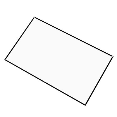 Portable Outdoor Projector Screen Cloth for Movies Folding Design Non-Crease Material for Camping and Home Theater