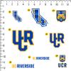 University of California Riverside Spirit Logo, Skateboard, Indoor/Outdoor view 2