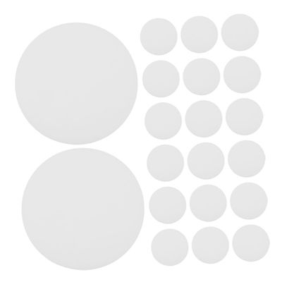 Alipis 20pcs Diffusion Plate Light Diffuser Lamp Accessories Light Barriers Lampshade Accessories Lamp Bottom Cover Lamp Shade Parts Lamp Diffuser White