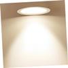 Alipis 20pcs Diffusion Plate Light Diffuser Lamp Accessories Light Barriers Lampshade Accessories Lamp Bottom Cover Lamp Shade Parts Lamp Diffuser White view 4