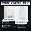 Sensor Riser for Ring | Alarm Contact Sensor Riser - Glow in The Dark - 2nd Gen | Alarm Spacer with 3M Adhesive - Sensor/Magnet Not Included (1 Pack - 1 inch) view 3