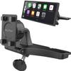 SkyTitan CD Slot Car Mount for Portable CarPlay Screens, Adjustable Angles, Low Profile and Sleek, Integrated Mounting Solution for in-Car Android Display Monitors (4-Tab Bracket Mount) view 1