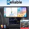 SkyTitan CD Slot Car Mount for Portable CarPlay Screens, Adjustable Angles, Low Profile and Sleek, Integrated Mounting Solution for in-Car Android Display Monitors (4-Tab Bracket Mount) view 2