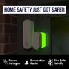 ADT Alarm Magnet Riser | 1 Pack Glow in the Dark Set with 3M Adhesive - Easy Mount to Any Doorway, Window, and Entryway | Ring Sensor/Magnet Not Included (1 inch) view 2