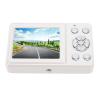 4K 64MP Compact Camera, 18x Zoom, Auto Focus, LED Fill Light, Easy Control, 2.8in Screen, Loop Recording, Compact Design, for Daily Travel (White) view 2