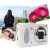 4K 64MP Compact Camera, 18x Zoom, Auto Focus, LED Fill Light, Easy Control, 2.8in Screen, Loop Recording, Compact Design, for Daily Travel (White) view 4