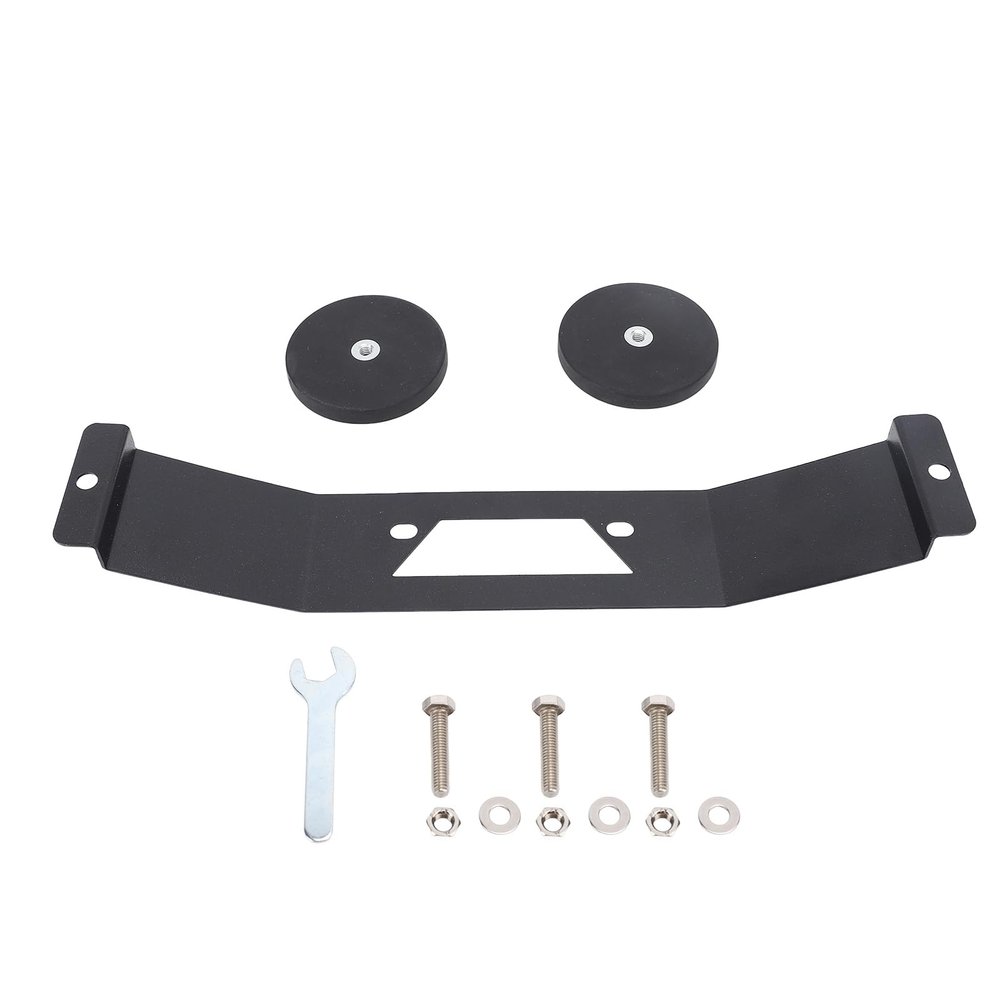 ABS Metal Satellite Mounting Kit with Reception for Mini Car, Stylish Compact Design, Portable Installation for Cars, RVs, Boats, Accurate Positioning