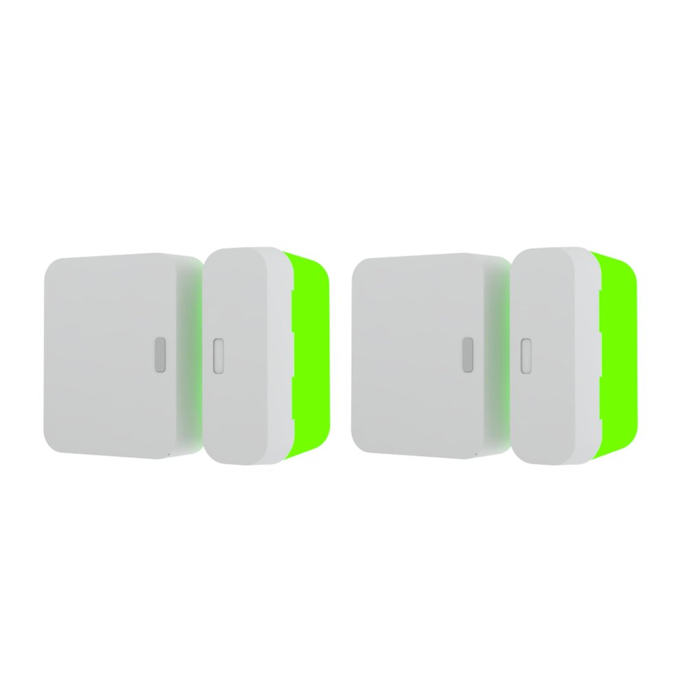 Alarm Magnet Riser Compatible with SimpliSafe | 2 Pack Glow in the Dark Set with 3M Adhesive - Easy Mount to Any Doorway, Window, and Entryway | Sensor/Magnet Not Included (1 inch)