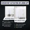 Alarm Magnet Riser Compatible with SimpliSafe | 2 Pack Glow in the Dark Set with 3M Adhesive - Easy Mount to Any Doorway, Window, and Entryway | Sensor/Magnet Not Included (1 inch) view 3