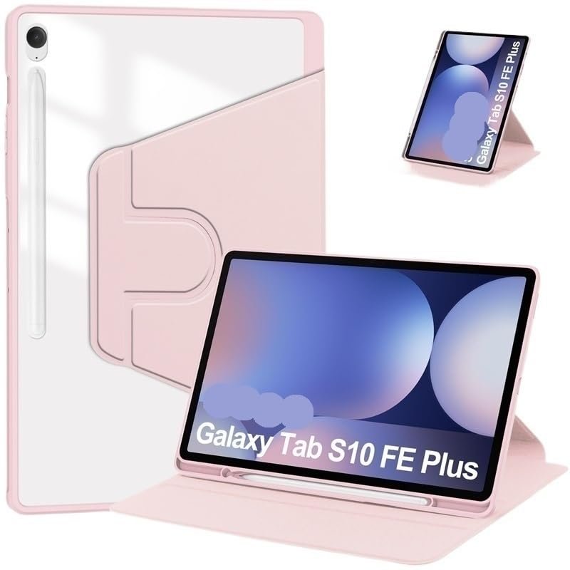 360 Rotation Tablet Case Suitable for Samsung Galaxy Tab S10 FE 10.9-inch SM-X520 / X526B Auto Wake Sleep with S Pen Holder