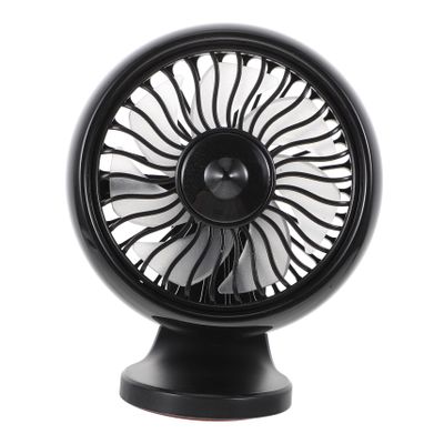 Angoily Car Fan Silent Vehicle Cooling Fan with Light for Refreshing Summer Comfort Portable Design for Undisturbed Driving Experience