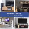 CATIEBYE 1pc Iron Speaker Base Stand Sturdy Replacement Bracket Speaker Mounting Screw for Enhanced Reliability and Practical Use view 4