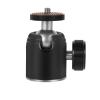 K26A Ball Head Mount Metal 360 Degree Swivel Mi/ni BallHead 1/4" Screw Mount for Camera Fill Light Tripod Ball Head(K25) view 1