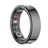 WFGLH Professional Intelligent Health Ring, Waterproof Sleep Monitoring Ring, Ergonomically Designed Arc, for Men, Women and The Elderly,Black,12# view 1