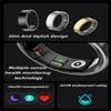 WFGLH Professional Intelligent Health Ring, Waterproof Sleep Monitoring Ring, Ergonomically Designed Arc, for Men, Women and The Elderly,Black,12# view 2