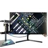 Microscope Kit 48MP 4K HDMI USB Industrial Digital Video Microscope Camera Zoom 130X C-Mount Lens Microscope Lens Adapters(B NO Stand) view 3