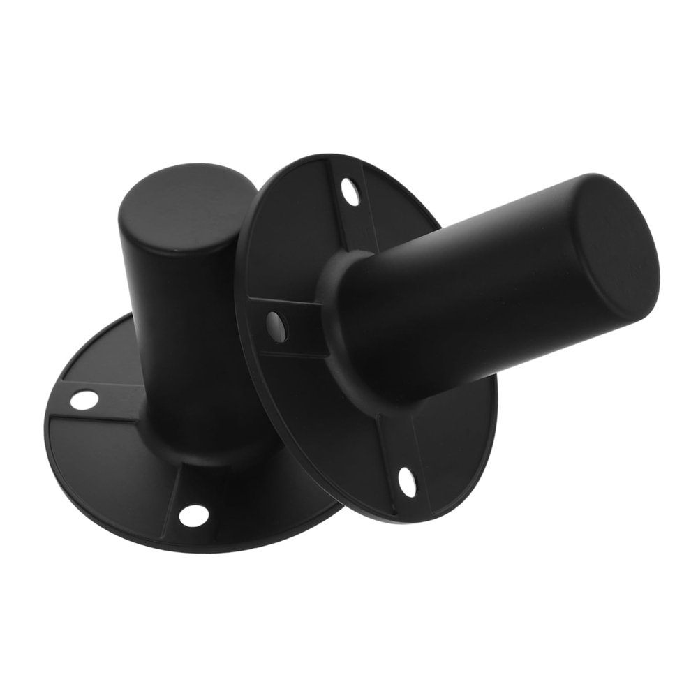 CHICAMPERA 2pcs Stable Metal Speaker Stand Base Speaker Mounting Brackets for Wall Mount Compatibility