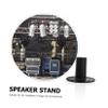 CHICAMPERA 2pcs Stable Metal Speaker Stand Base Speaker Mounting Brackets for Wall Mount Compatibility view 3