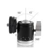 K19 Mi/ni Cold Shoe Ball Head Dual Use 1/4 Screw Cold Shoe Aluminum Alloy for Camera Phone Speedlite Tripod Selfie Stick(K18A) view 4