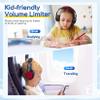 EarFun K1 Kids Headphones with Microphone, 85/94dB Volume Limit Portable Headphone with Shareport K4 Kids Bluetooth Headphone, Wireless Headphones with LED Lights view 4