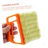 Beaupretty Blinds Cleaning Brush Removable Teeth Handheld Pulley Tool for Window and Air Conditioner Cleaning Lightweight and Washable Shutter Duster view 2