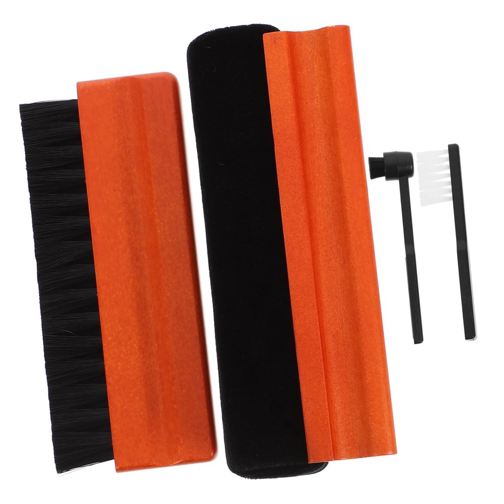 WRITWAA 1set Record Cleaning Kit Set Brush and Tools for Maintenance and Preservation of Records and Turntables Portable and User-Friendly