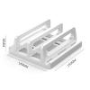 WANGHAI2024M Laptop Stand Vertical Laptop Stand, 4 in 1 Space-Saving Vertical Laptop Dock Desktop Laptop Holder Laptop Mount(White) view 2