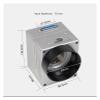 QXCIVR Scan Head High Speed Galvanometer Scanner Fiber Lasering Marking Machine 1064nm SG7110 10mm with Power Supply Set view 3