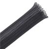 150 Extension Cable Collation Sleeves, Black PET Winding Sleeves, 2~50mm Mesh Sleeving for Wire Harness Protection(25 mm) view 1
