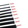 150 Extension Cable Collation Sleeves, Black PET Winding Sleeves, 2~50mm Mesh Sleeving for Wire Harness Protection(25 mm) view 2