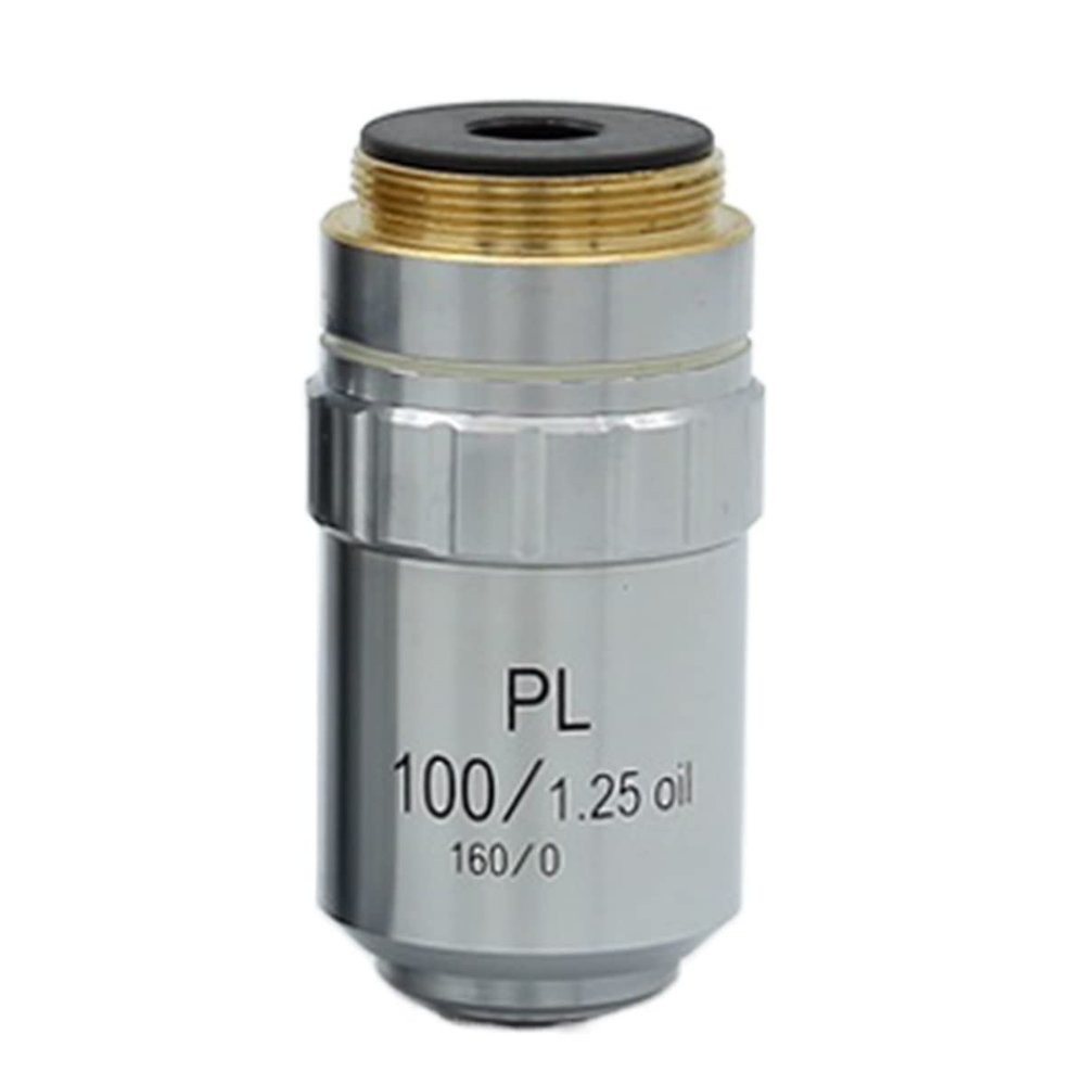 Lab Microscope Accessories Achromatic Objective Lens 5X 10X 20X 40X 50X 60X 80X 100X Microscope 20.2mm/RMS(100X)