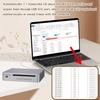 High Fidelity Audio CD Player with Ripping Function, CD Player for Home,External CD Drive,CD Ripper,CD Transport,USB Portable CD Player - One-Click Ripping view 2