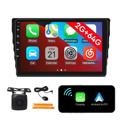 [2G 64G] Android Car Stereo FM Radio Carplay Android Auto 10.1" Touchscreen Headunit Media Player with Backup Camera for Mitsubishi Xpander 2018 2019 2020 2021
